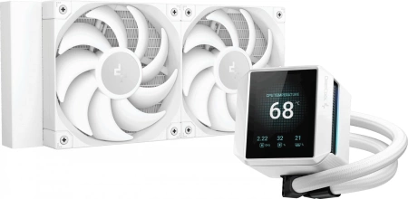 Жидкостная система охлаждения Deepcool MYSTIQUE 240 WH R-LX240-WHDSNMP-G-1