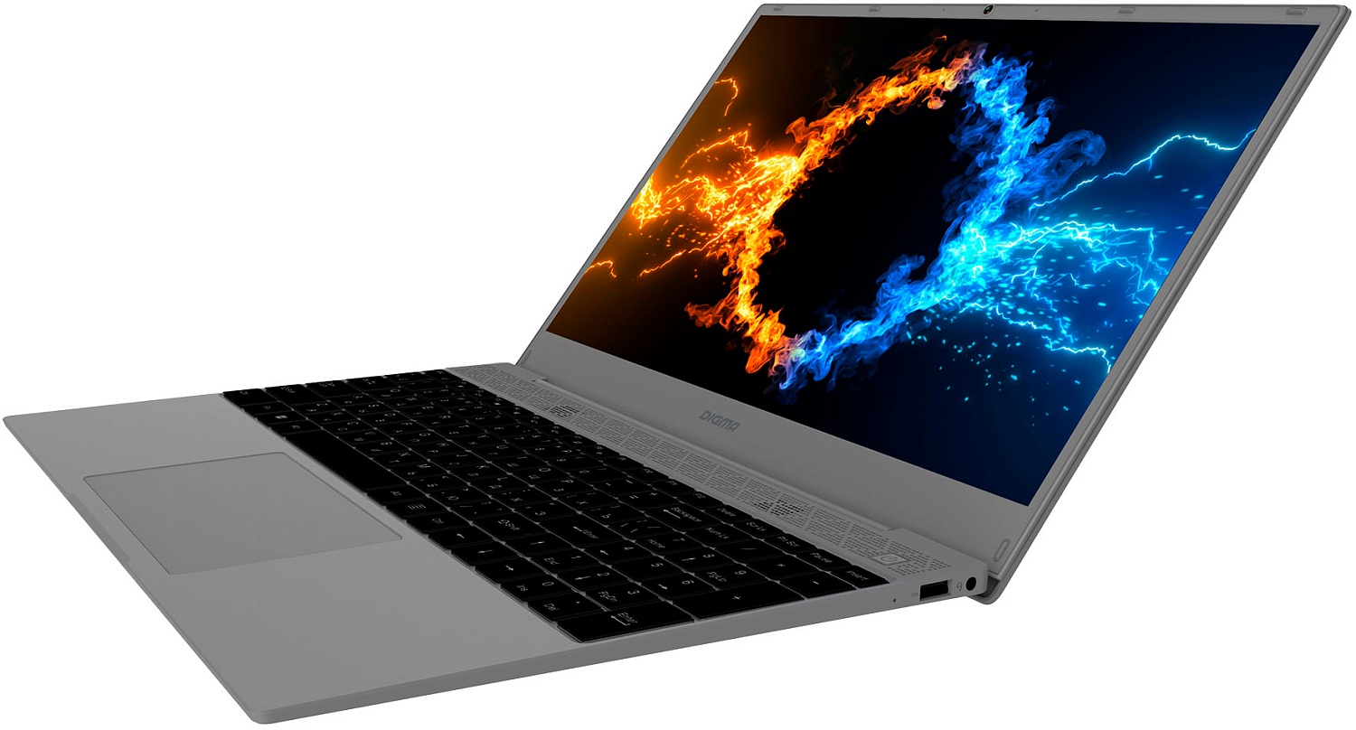 Ноутбук Digma EVE 15 C423 Ryzen 5 3500U 16Gb SSD512Gb AMD Radeon Vega 8 15.6" IPS FHD (1920x1080) Windows 11 Professional Multi Language 64 grey space WiFi BT Cam 4000mAh (NR515ADXW01)