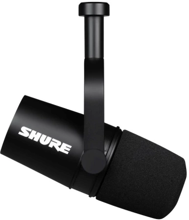 Микрофон проводной Shure MV7X черный