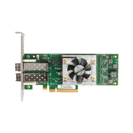 Адаптер Qlogic QLE2672 16Gb Dual Port FC HBA, x8 PCIe, SR LC multi-mode optic, 1 year