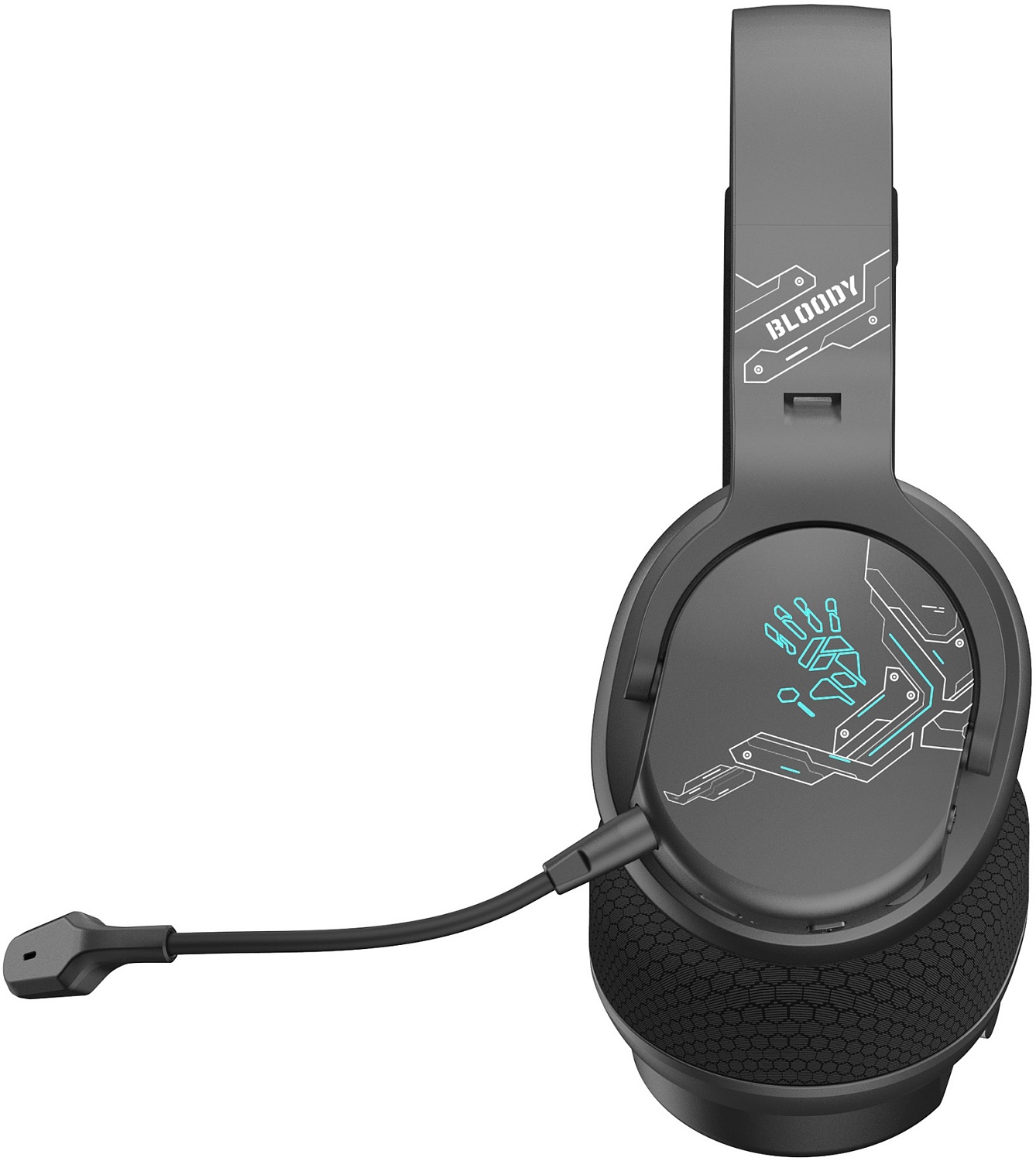 Наушники с микрофоном A4Tech Bloody GR370 черный мониторные BT оголовье (GR370)