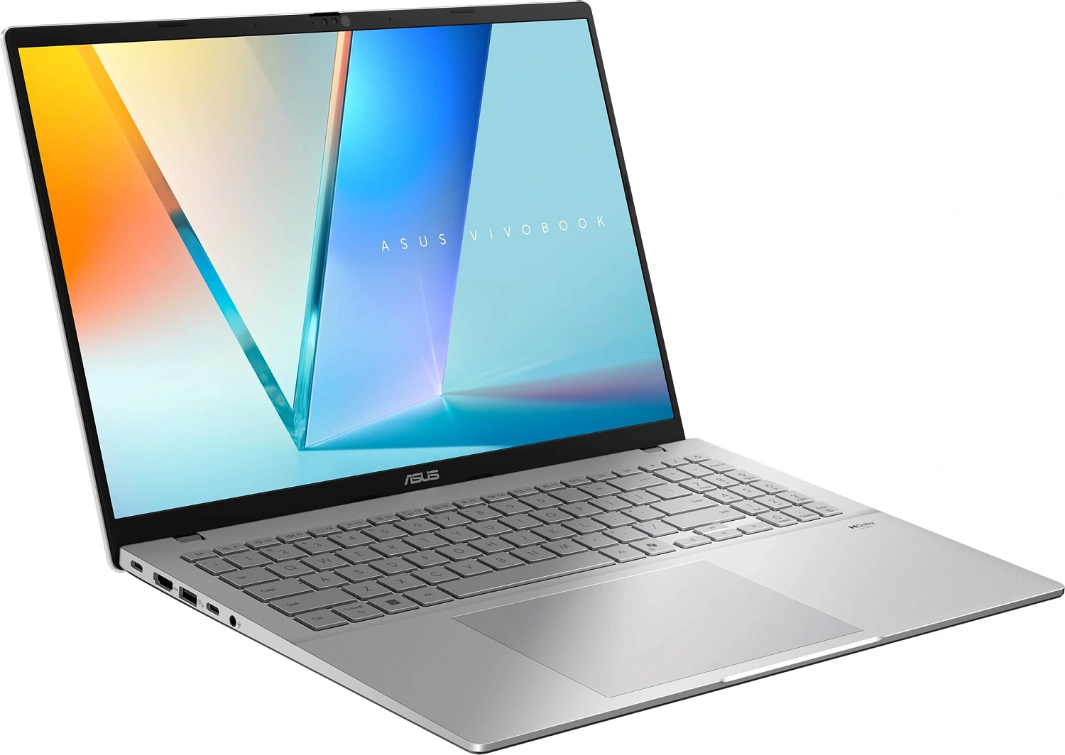 Ноутбук Asus VivoBook S16 M3607KA-SH131 Ryzen AI 5 330 16Gb SSD512Gb AMD Radeon Graphics 16" OLED WUXGA (1920x1200) без ОС silver WiFi BT Cam (90NB16T2-M00990)