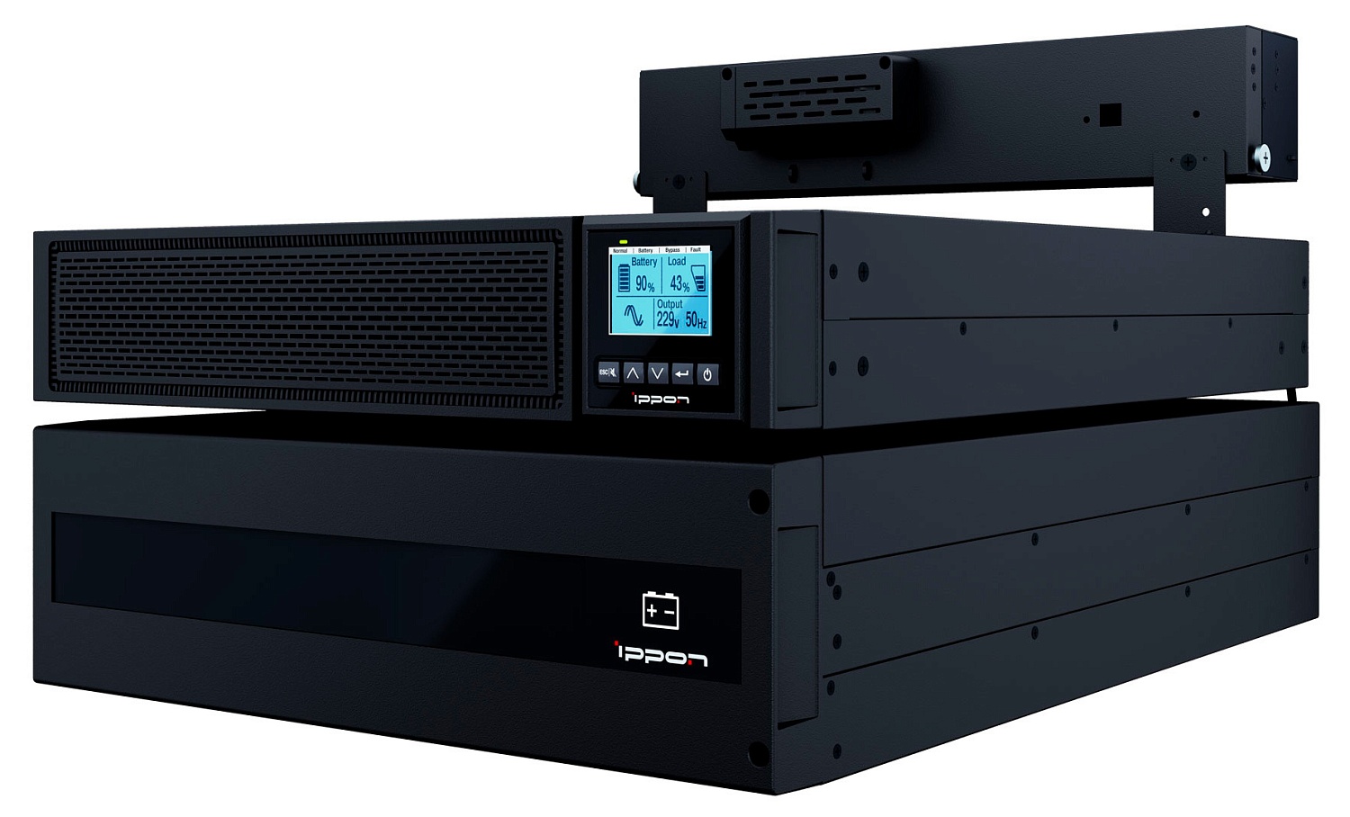 Источник бесперебойного питания Ippon Innova RT II 6000 6000Вт 6000ВА черный