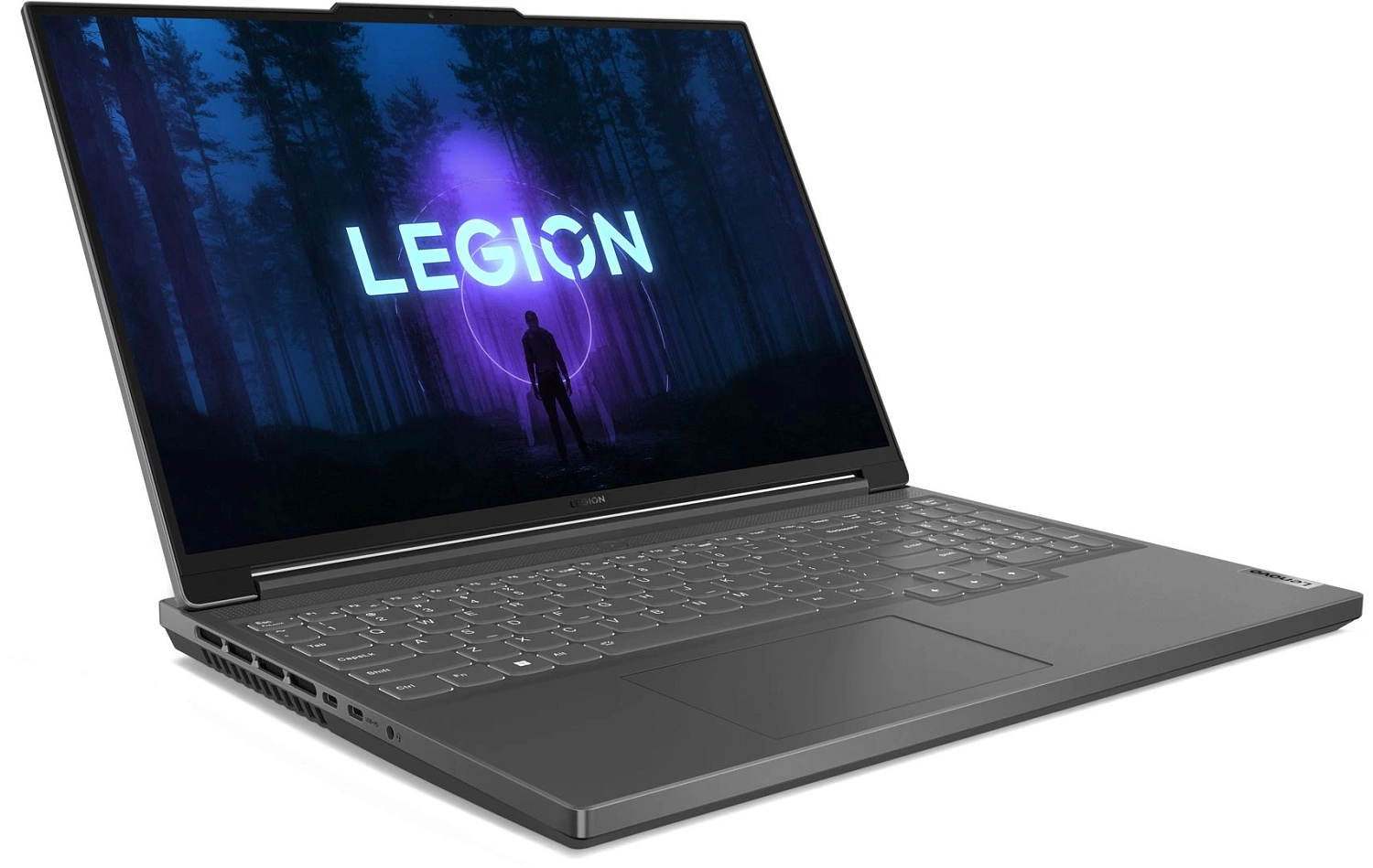 Ноутбук Lenovo Legion Slim 5 16IRH8 Core i5 13420H 16Gb SSD512Gb NVIDIA GeForce RTX 3050 6Gb 16" IPS WUXGA (1920x1200) noOS grey WiFi BT Cam (82YA00DMLK)