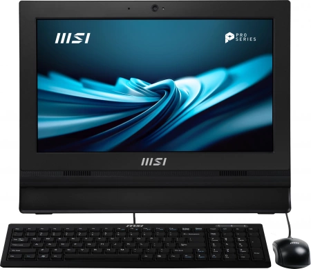 Моноблок MSI Pro AP162T ADL-012XRU 15.6" Full HD Touch N100 (0.8) 4Gb SSD128Gb UHDG CR noOS 2xGbitEth WiFi BT 65W клавиатура мышь Cam черный 1920x1080