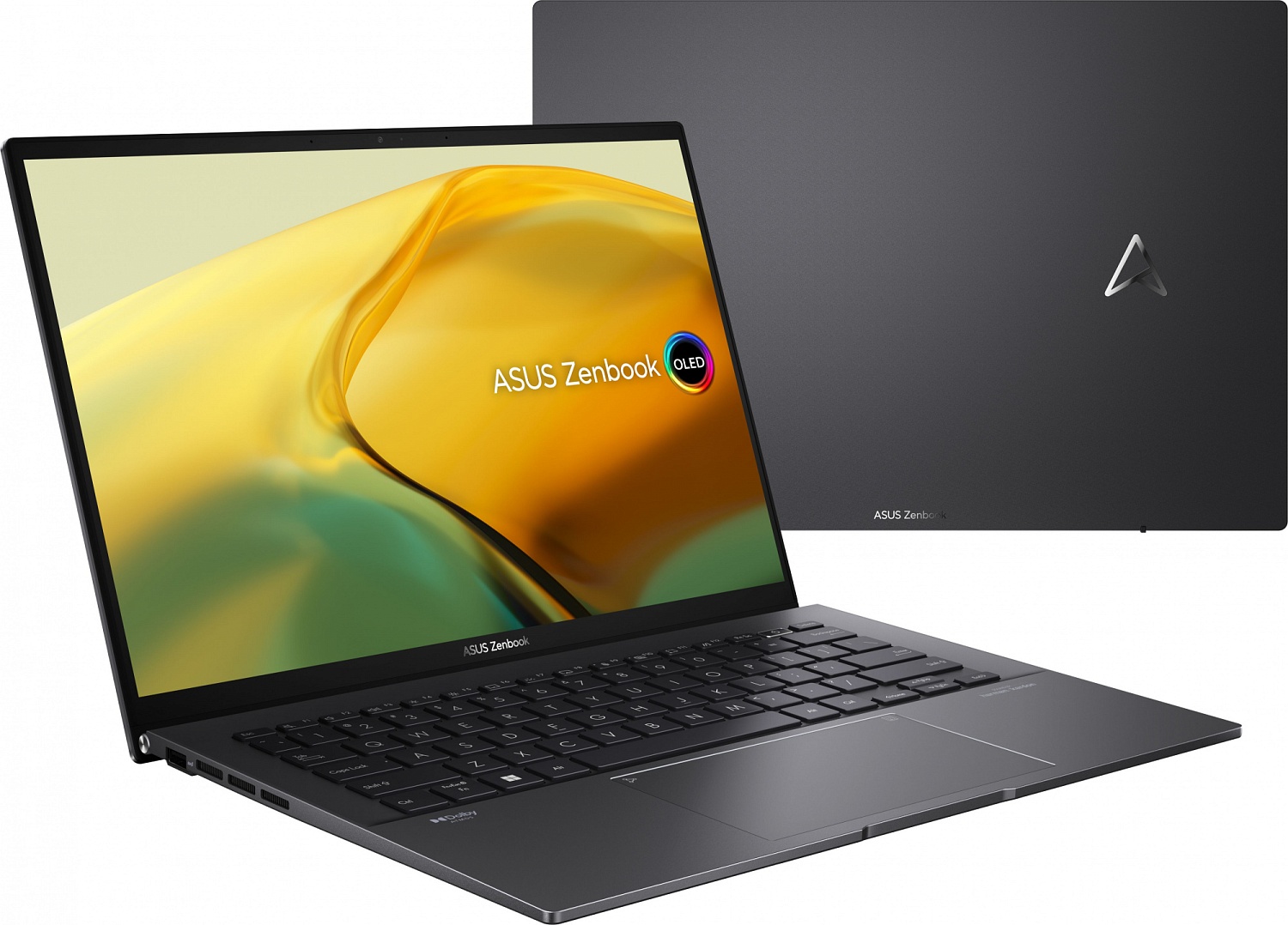 Ноутбук Asus Zenbook 14 UM3402YA-KP660 Ryzen 7 7730U 16Gb SSD1Tb AMD Radeon 14" IPS WQXGA (2560x1600) noOS black WiFi BT Cam Bag (90NB0W95-M014W0)