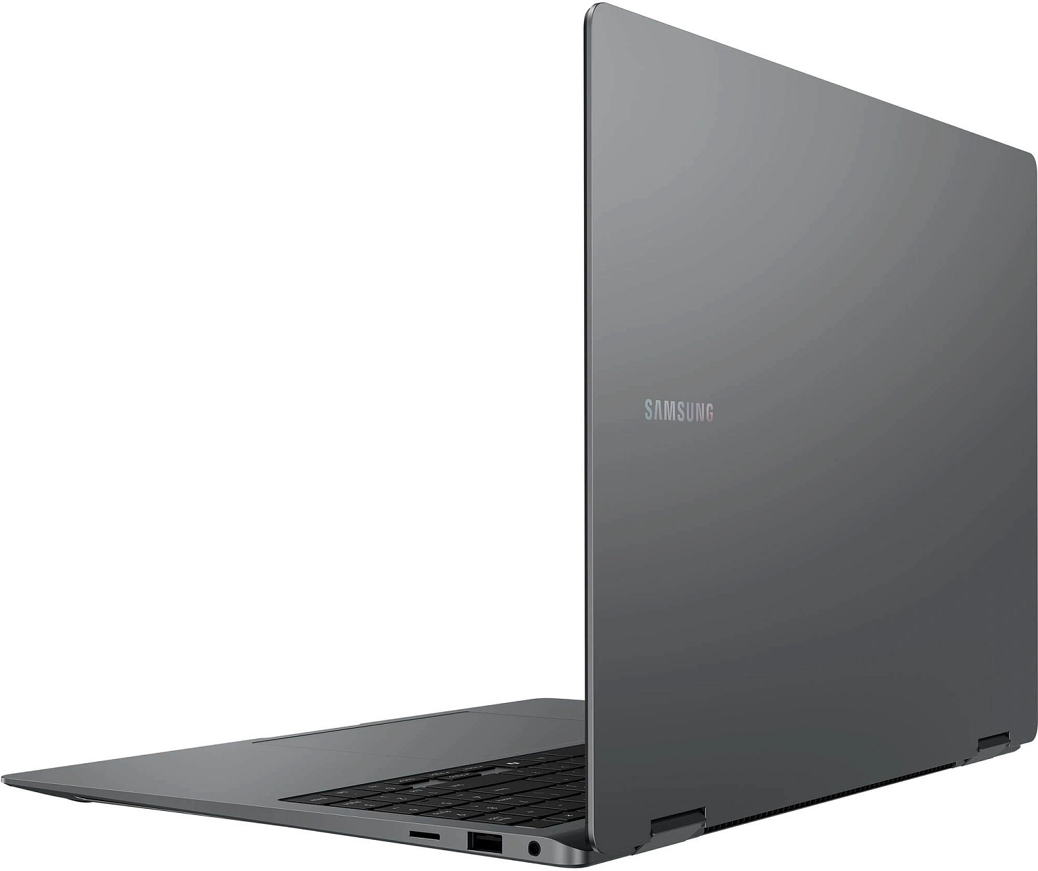 Ноутбук Samsung Galaxy Book 5 Pro 360 NP960 Core Ultra 5 226V 16Gb SSD512Gb Intel Arc 130V 16" AMOLED Touch 2.8K (2880x1800) Windows 11 Home grey WiFi BT Cam (NP960QHA-KG3IN)