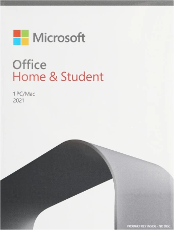 Офисное приложение Microsoft Office Home and Student 2021 All Lng PK Lic CEE (79G-05338-CARD)