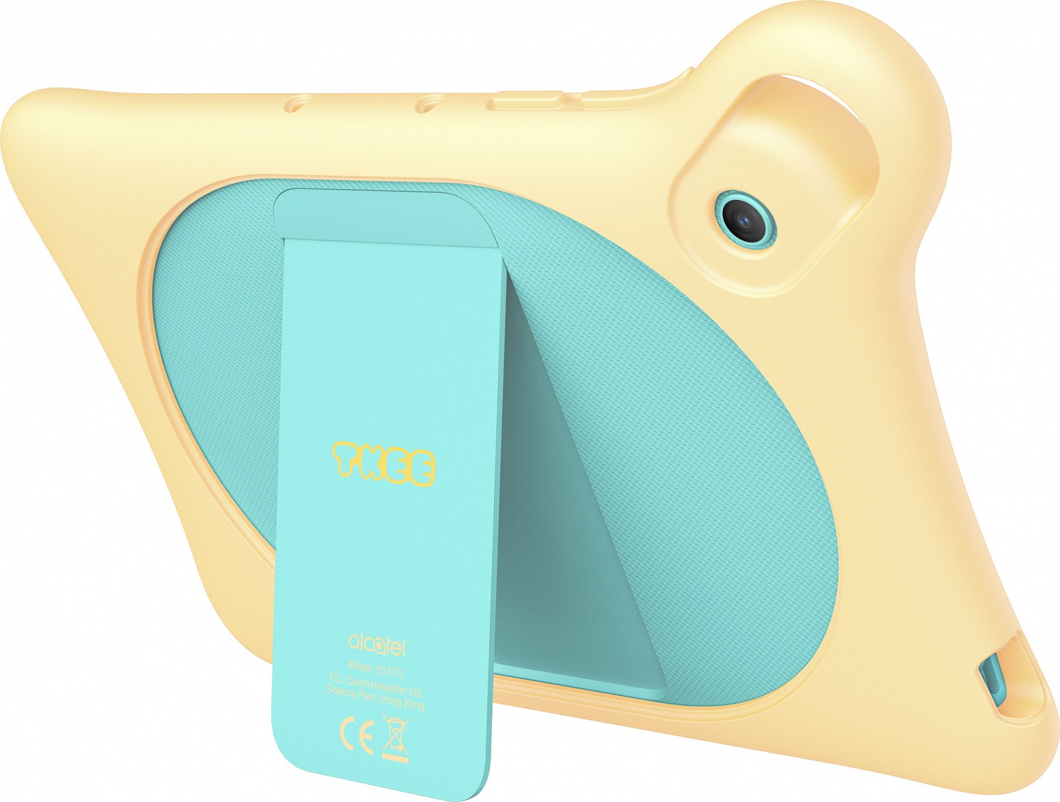 Планшет Alcatel Tkee Mini 2 9317G MT MT8167D (1.3) 4C RAM1Gb ROM32Gb 7" TN 1024x600 Android 10.0 Go мятный/светло-желтый 2Mpix 2Mpix BT WiFi Touch microSD 128Gb minUSB 2580mAh до 400hrs