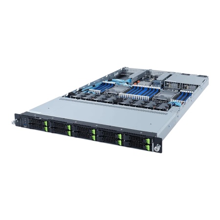 R182-NA0 1U, 2x LGA4189, 32x DIMM DDR4, 10x 2.5" SAS/SATA/NVME Gen 4, 2x 1Gb/s (Intel I350-AM2), 2 PCIE Gen 4 x16, 1x OCP 3.0 x16, 1x OCP 2.0 x8, AST2500, 2x 1300W (600181)