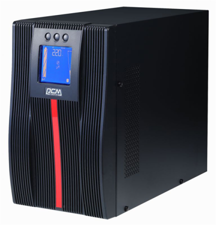 Источник бесперебойного питания Powercom MACAN, On-Line, 1500VA/1500W, Tower, 6*IEC320-C13, Serial+USB, SNMP Slot (1186436) (незначительное повреждение коробки)