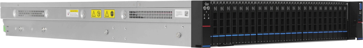 Сервер IRU Rock g2225p 2x6348 4x64Gb 2x1800Gb 2.5" SAS-3 9361-8I AST2500 2xGigEth 2x1300W w/o OS (2139294)