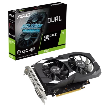 GTX1650 DUAL OC
 4GB GDDR6 128BIT DVI HDMI DP (DUAL-GTX1650-O4GD6-P-V2)