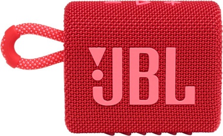 Колонка порт. JBL GO 3 красный 4.2W 1.0 BT (JBLGO3RED)