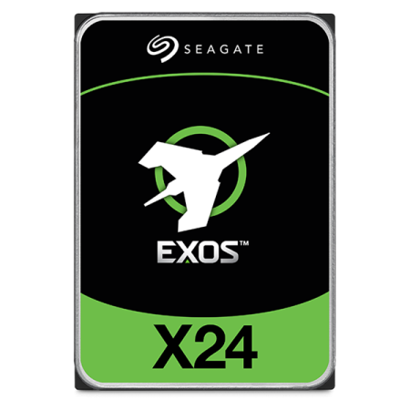 Жесткий диск Seagate Exos X24 HDD 3.5" SATA 24Tb, 7200 rpm, 512Mb buffer, 512e/4Kn, CMR, ST24000NM002H, 1 year (вмятины на корпусе)