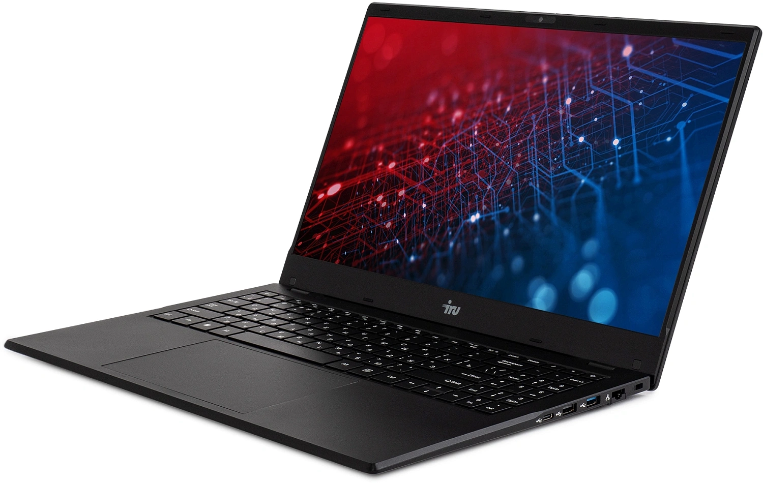 Ноутбук IRU Planio 15ING N100 8Gb SSD512Gb Intel Iris Xe graphics 15.6" IPS FHD (1920x1080) Windows 11 Professional black 6000mAh (2059105)