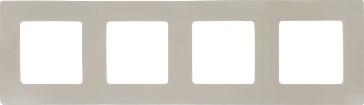 Рамка Legrand Etika 672514 накладная 4x ABS пластик слоновая кость Рамка Legrand Etika 672514 накладная 4x ABS пластик слоновая кость