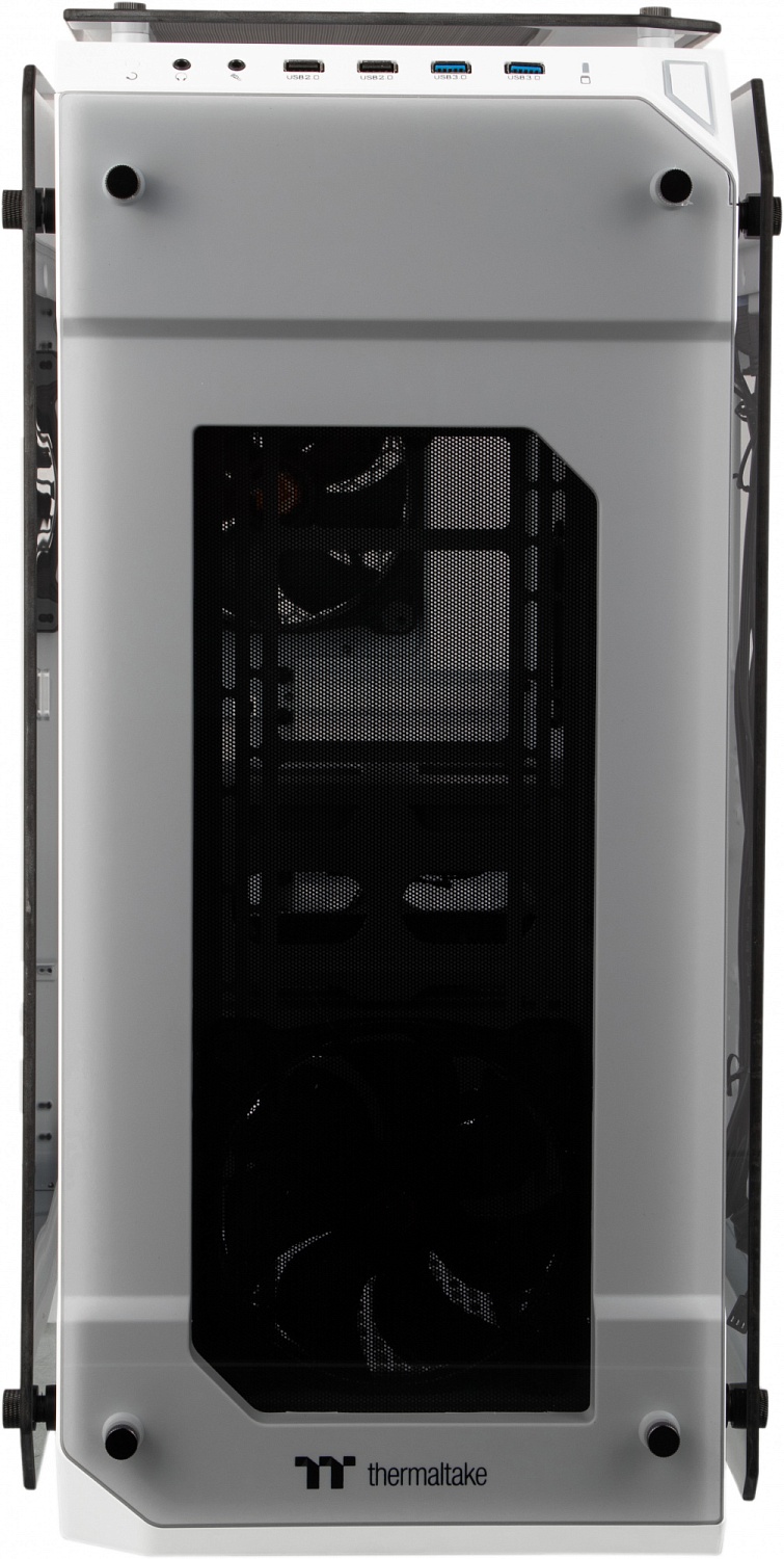 Корпус Thermaltake View 71 TG Snow белый без БП ATX 2x140mm 2xUSB2.0 2xUSB3.0 audio bott PSU
