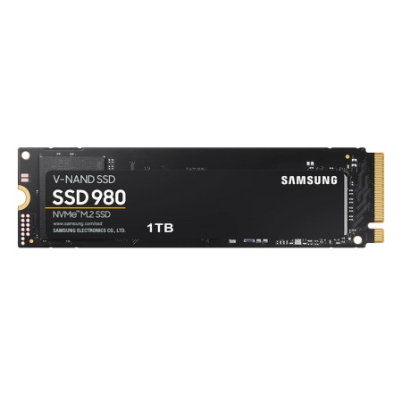 M.2 2280 1TB Samsung 980 Client SSD PCIe Gen3x4 with NVMe, 3500/3000, IOPS 500/480K, MZ-V8V1T0B/AM MTBF 1.5M, 3D TLC, 600TBW, 0,33DWPD, RTL