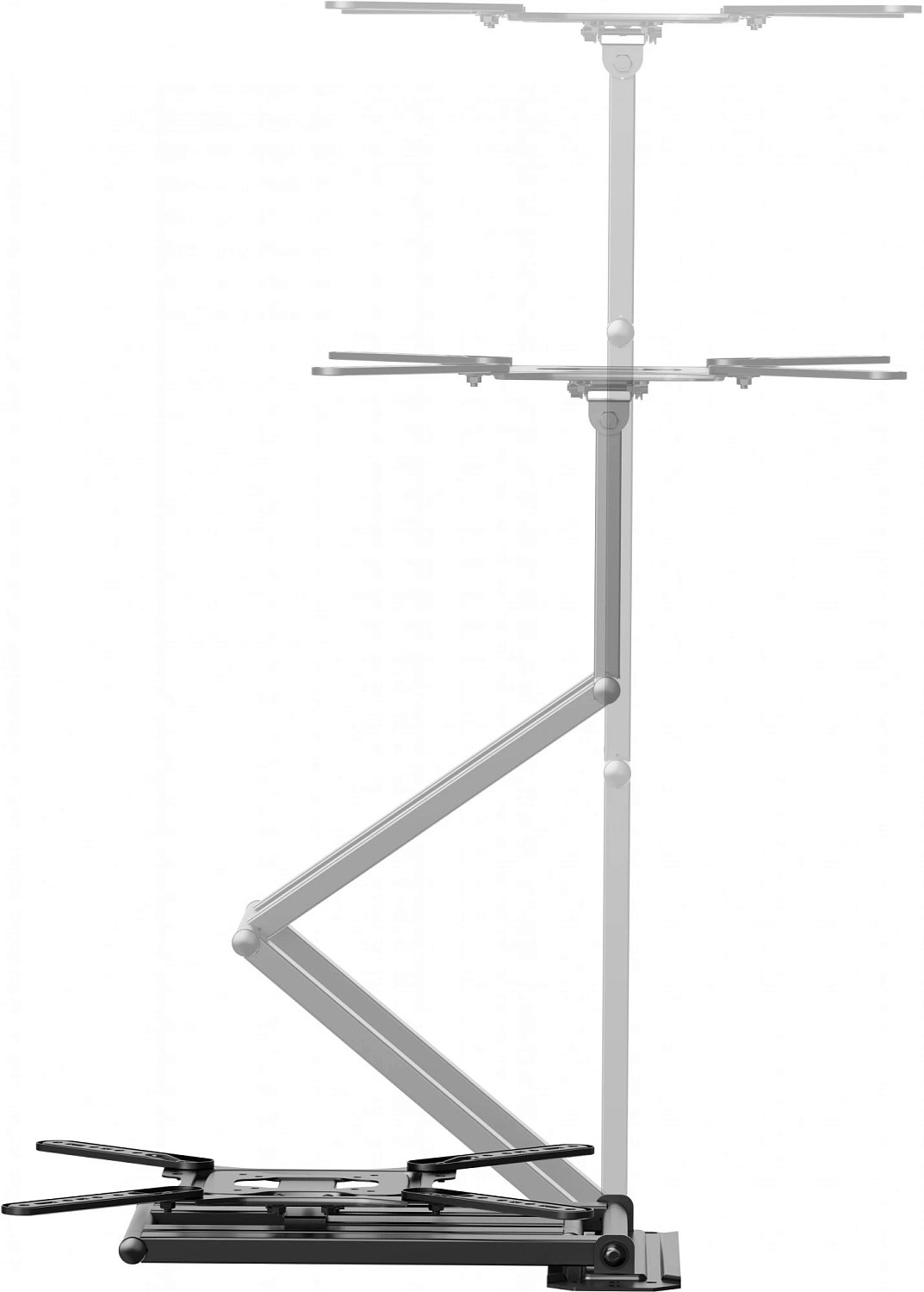 Кронштейн для телевизора Ultramounts UM959 черный 23"-65" макс.35кг настенный поворот и наклон