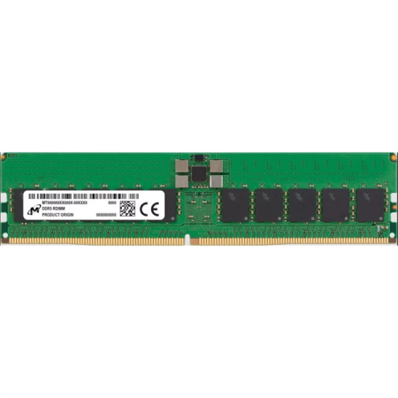 Оперативная память Micron DDR5 RDIMM 64GB 2Rx4 4800 MHz ECC Registered MTC40F2046S1RC48BA1, 1 year, OEM
