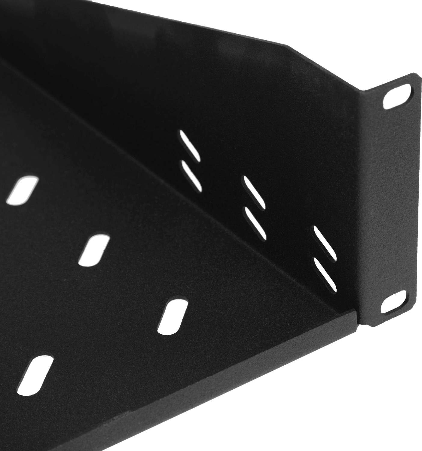 Полка стационарная ITK RS05-350P-R 2U нагр.:30кг. 19" 350мм черный (упак.:1шт)