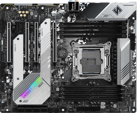 Материнская плата ASROCK X299 STEEL LEGEND, LGA2066, X299, 8*DDR4, 8xSATA3 6.0, M.2 Socket, RAID, 3xUSB 3.2, Type-C, 4xUSB 2.0, ATX; 90-MXBBJ0-A0UAYZ