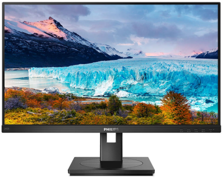 Монитор 23,8" Philips 242S1AE 1920x1080, LED, 16:9, IPS, 250cd, 1000:1, 50M:1, 4ms, 178/178, D-Sub, DVI, HDMI, DP, 75Hz, Speakers, HAS, Pivot, Tilt, Swivel, Внутр, VESA, Black, 3y