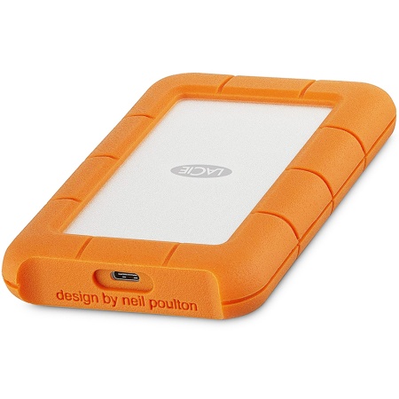 2.5" 1TB LaCie Rugged Mini STFR1000800 USB 3.1 Type C, IP67, Win/Mac, Orange, RTL (400140)