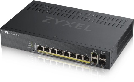 Коммутатор Zyxel NebulaFlex GS1920-8HP v2 GS1920-8HPV2-EU0101F 8G 8PoE 8PoE+ 130W управляемый