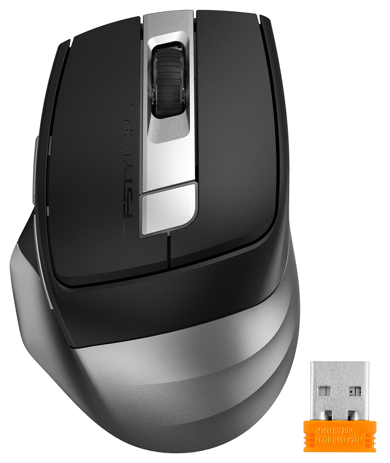 Мышь A4Tech Fstyler FB35C серый/черный оптическая (2400dpi) беспроводная BT/Radio USB (6but) Мышь A4Tech Fstyler FB35C серый/черный оптическая (2400dpi) беспроводная BT/Radio USB (6but)