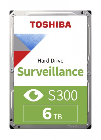 Жесткий диск Toshiba Original SATA-III 6Tb HDWT860UZSVA Surveillance S300 (5400rpm) 256Mb 3.5"