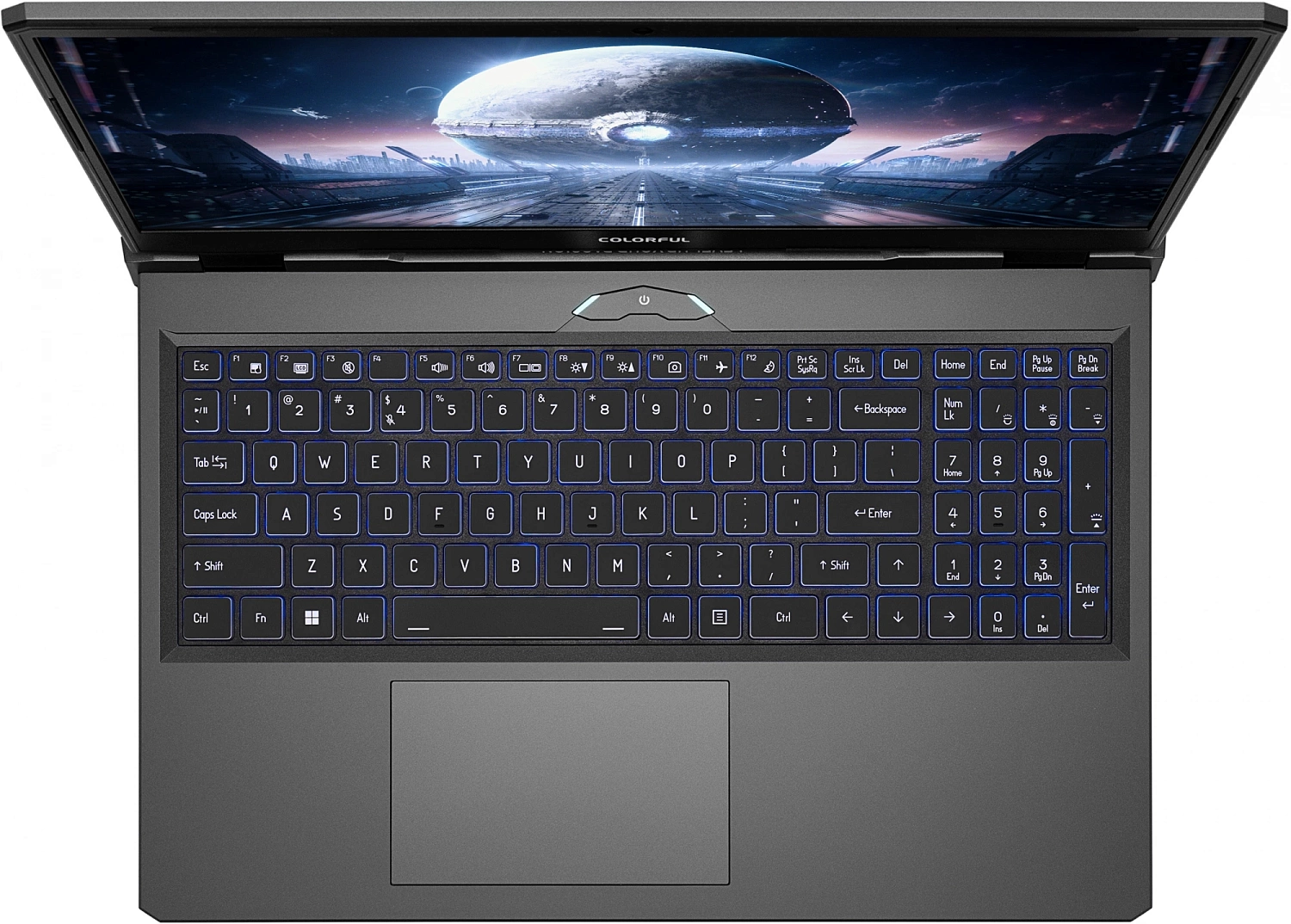 Ноутбук Colorful EVOL P15 24-HD55D16512A-G-RUA-KA Intel Core i5-12450H/16Gb/SSD512Gb/RTX 4050 6Gb/15.6"/IPS/FHD/144Hz/NoOS/grey