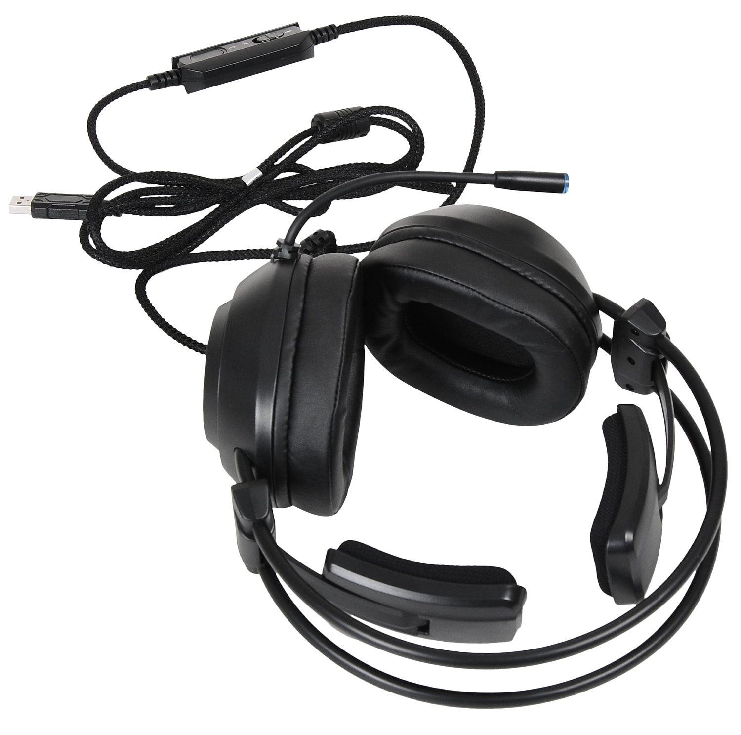 Наушники с микрофоном Оклик HS-L830G ASYLUM черный 2.1м мониторные оголовье (1460163)