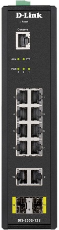 Коммутатор D-Link DIS-200G-12S/A1A 10G 2SFP управляемый