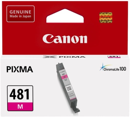 Картридж струйный Canon CLI-481M 2099C001 пурпурный для Canon Pixma TS6140/TS8140TS/TS9140/TR7540/TR8540