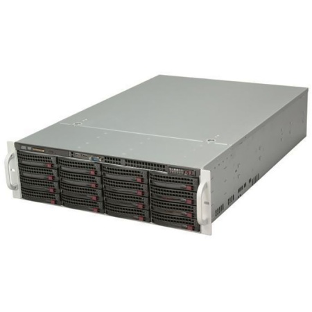 SuperMicro CSE-836E26-R1200B 3U, SC836 w/ Dual Expander, 2x 1200W, Black