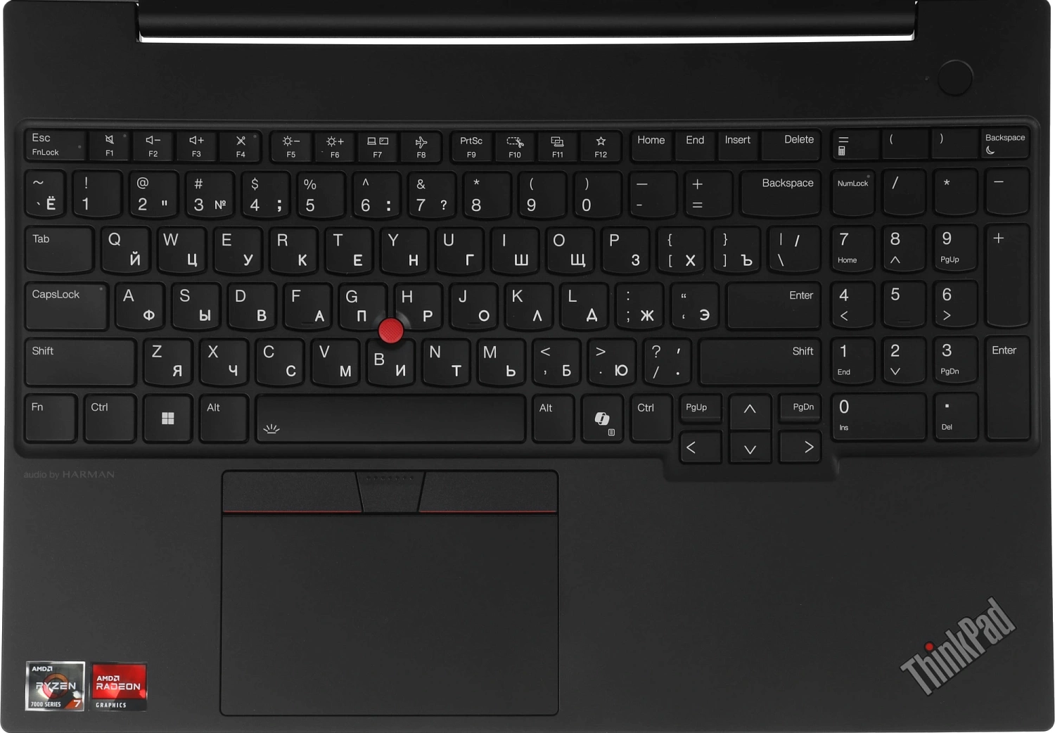 Ноутбук Lenovo ThinkPad E16 G2 Ryzen 7 7735HS 32Gb SSD512Gb AMD Radeon 680M 16" IPS WUXGA (1920x1200) без ОС black WiFi BT Cam (21M5S09E00_32G)