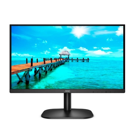 Монитор AOC Bad Pack 23,8" 24B2XD Black (IPS, 1920x1080, D-sub+DVI, 4 ms, 178°/178°, 250 cd/m, 20M:1, MM)