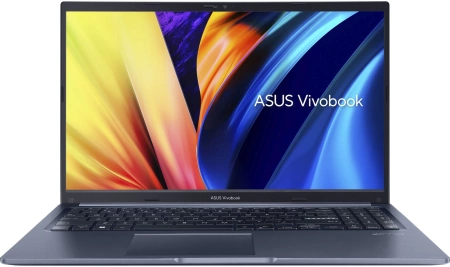 Ноутбук Asus VivoBook X1502ZA-BQ2345 Core i7 12700H 16Gb SSD512Gb Intel Iris Xe graphics 15.6" IPS FHD (1920x1080) noOS blue WiFi BT Cam (90NB0VX1-M03780)