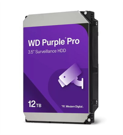 Жесткий диск Western Digital 12TB WD122PURP Purp, SATA3, Cache 256MB, 7200 rpm