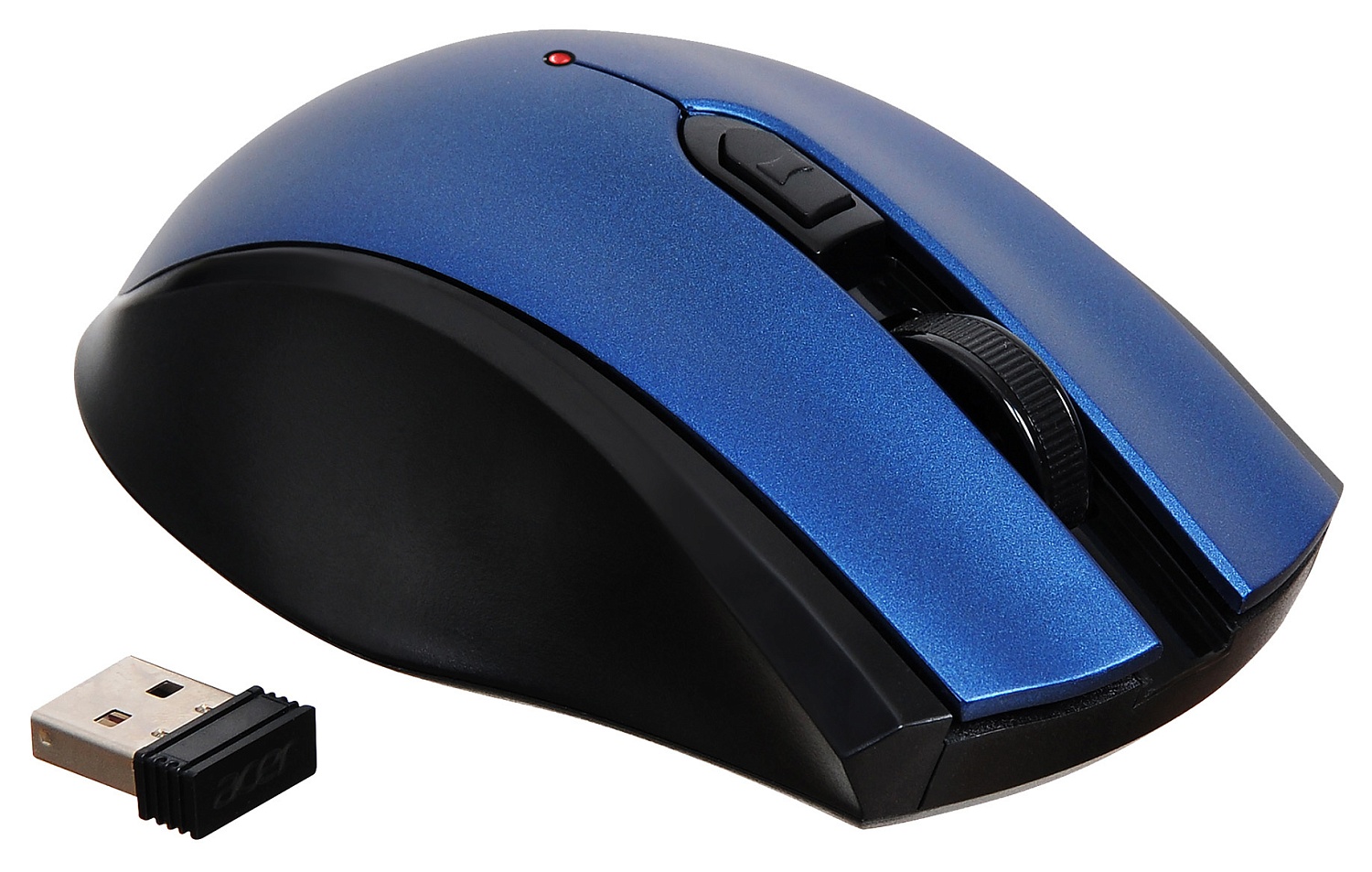 Мышь Acer OMR031 черный/синий оптическая (1600dpi) беспроводная USB (3but) Мышь Acer OMR031 черный/синий оптическая (1600dpi) беспроводная USB (3but)