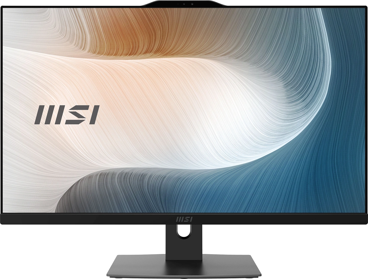 Моноблок MSI Modern AM272P 12M-1246RU 27" Full HD i5 1235U (1.3) 16Gb SSD500Gb Iris Xe Windows 11 Pro GbitEth WiFi BT 120W клавиатура мышь Cam черный 1920x1080