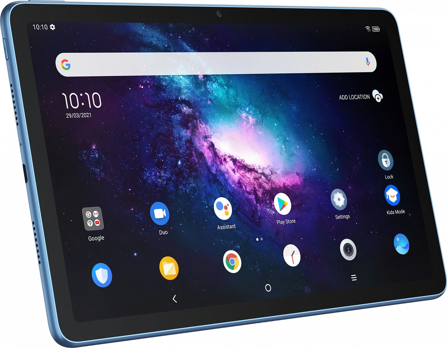 Планшет TCL Tabmax 10 MT MT8788A (2.0) 8C RAM4Gb ROM64Gb 10.36" IPS 2000x1200 Android голубой 13Mpix 8Mpix BT WiFi Touch microSD 256Gb minUSB 8000mAh до 1000hrs