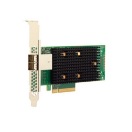 ACD 9400-8e PCIe 3.1 x8 LP, Tri-Mode SAS/SATA/NVMe 12G HBA, 8port(2*ext SFF8644), 3408 IOC (аналог Broadcom 9400-8e) (007288)