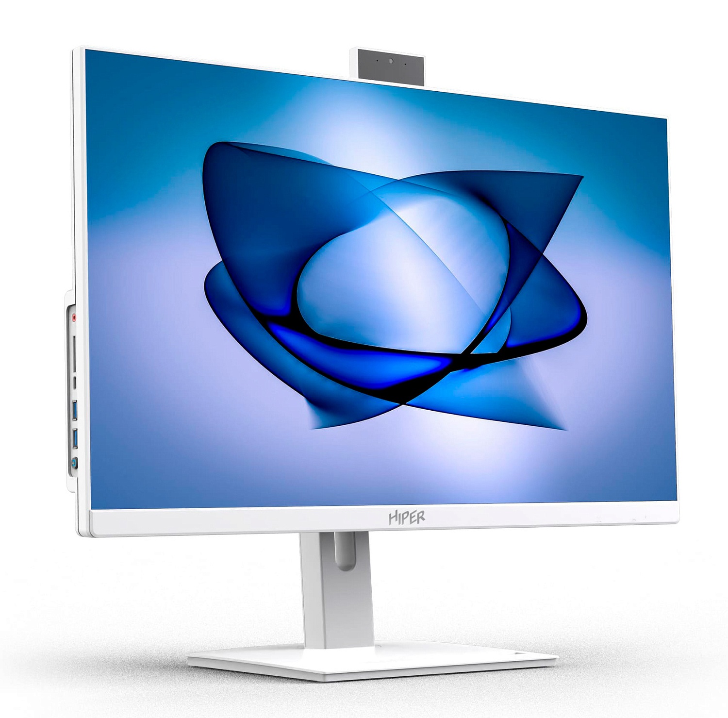 Моноблок Hiper V30 27" Full HD i5 10400 (2.9) 8Gb SSD512Gb UHDG 630 CR Windows 10 Professional GbitEth WiFi BT 120W клавиатура мышь Cam белый 1920x1080