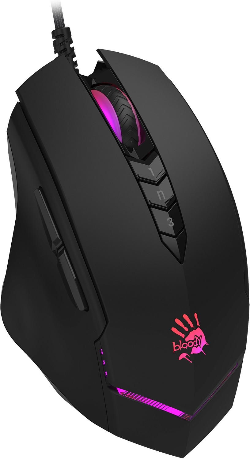 Мышь A4Tech Bloody V8M Max черный оптическая (12000dpi) USB (8but) Мышь A4Tech Bloody V8M Max черный оптическая (12000dpi) USB (8but)