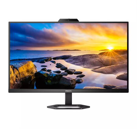 Монитор 27" Philips 27E1N5600HE 2560x1440 75Гц IPS LED 16:9 4(1)ms HDMI DP USB-C 3.2 (65W) 4*USB3.3(BC) Mega Infinity DCR 1000:1 178/178 300cd Webcam 5 MP Hello HAS Pivot Tilt Swivel Speakers Black