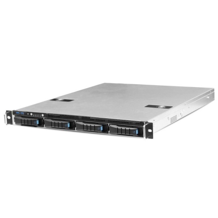 Корпус XE0-AE001-02, RSC-1DTS 1U, 12G 4xSATA/SAS/NVMe HS 3,5/2,5" universal bay + 4x2,5" 9mm interna 1U, 12G 4xSATA/SAS/NVMe HS 3,5/2,5" universal bay + 4x2,5" 9mm internal bay, up to 12"(W) x 13"(D) E-ATX, 1x12G 4-port passive BP with 1xSFF-8643 and 4*O