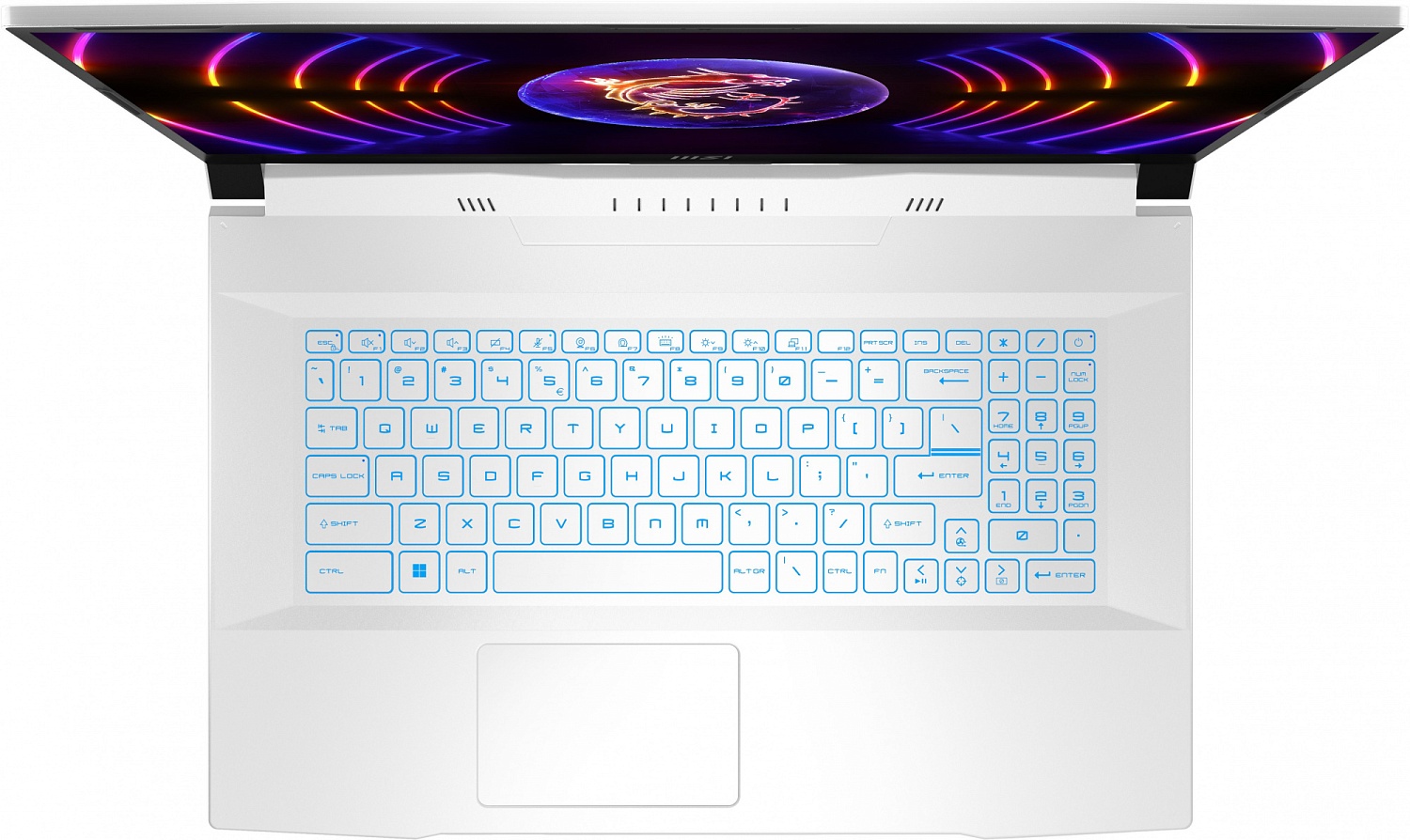 Ноутбук MSI Sword 17 A12VF-810XRU Core i7 12650H 32Gb SSD1Tb NVIDIA GeForce RTX4060 8Gb 17.3" IPS FHD (1920x1080) Free DOS white WiFi BT Cam (9S7-17L522-810)